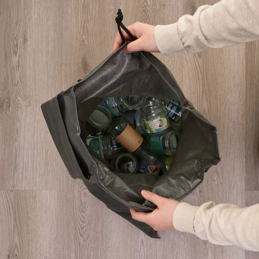 A recycling waste storage bag